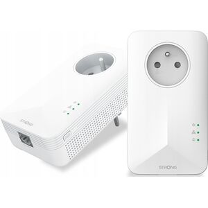 Adapter powerline Strong Strong Powerline 1000 Duo 1000 Mbit/s Przewodowa sieć LAN Biały 2 szt.