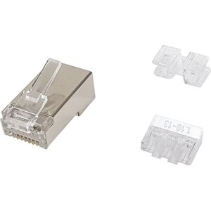 Equip Equip 121147 wtyczka RJ-45 Stal satynowa, Przezroczysty