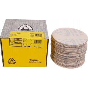Klingspor KLINGSPOR KRĄŻEK ŚCIERNY SAMOPRZYCZEPNY 125mm  FP73WK gr.100 /100szt.