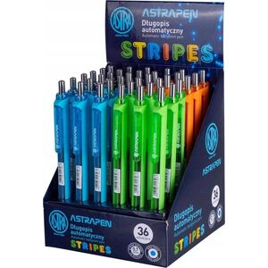 Astra Długopis automatyczny Pen Stripes (36szt) ASTRA