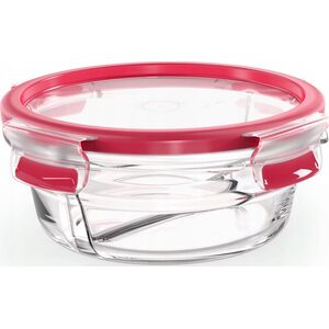 Emsa Emsa Clip&Close Glass Foos Container 500 ml  red
