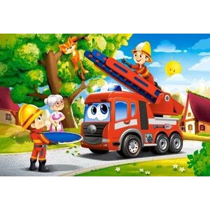 Castorland Puzzle 40 Firefighters to the Rescue CASTOR