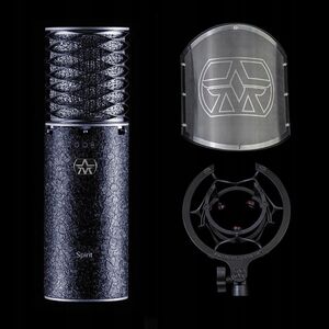 Aston Microphones Spirit Black Bundle Mikrofon pojemnościowy + pop filtr
