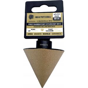 INDIAN PROFESSIONAL TAPERED DIAMOND CUTTER M14 2-48mm /INDIAN PROFESSIONAL