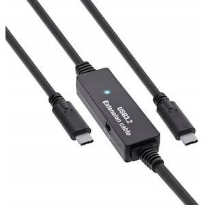 InLine InLine® USB 3.2 Gen.1 active cable, USB-C male to USB-C male, 10m