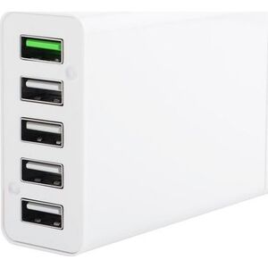 Ładowarka CoreParts CoreParts MBXUSBA-AC0004 ładowarka do urządzeń przenośnych Uniwersalne Biały Prąd przemienny Wewnętrzna