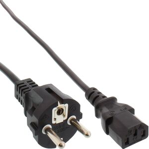 Kabel zasilający InLine 35pcs. Bulk-Pack InLine® Power Cable German 3 Pin IEC C13 H05VV-F 3x0.75mm² black 1.8m