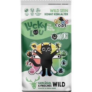 Lucky Lou Lucky Lou Food Code Lifestage Senior Geflugel & Wild 340g