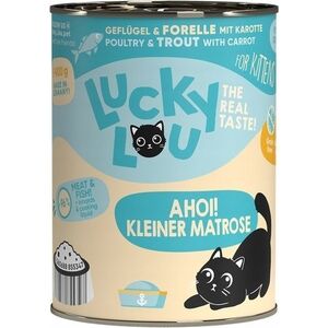 Lucky Lou Lucky Lou Lifestage Kitten Drób i pstrąg puszka 400g
