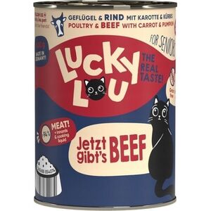 Lucky Lou Lucky Lou Lifestage Senior Drób i wołowina puszka 400g