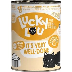 Lucky Lou Lucky Lou Lifestage Sterilized Drób i wołowina puszka 400g