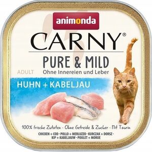 Animonda Carny Animonda Carny Pure & Mild Kurczak + Dorsz tacka 100g