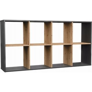 Lumarko Regał Malax 2x4 Antracyt/artisan