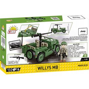 Cobi Klocki Willys MB 132 elementy