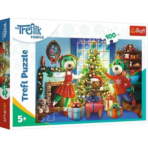Trefl PUZZLE 100EL TREFL ZIMOWE TREFLIKI PUD12
