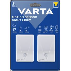 Lampka wtykowa do gniazdka Varta Varta Motion Sensor Night Light Twin Pack w/o. Batt. 16624101402