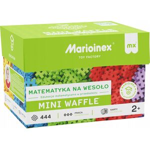 Marioinex Klocki Waffle mini - Matematyka na wesoło 444 elementów