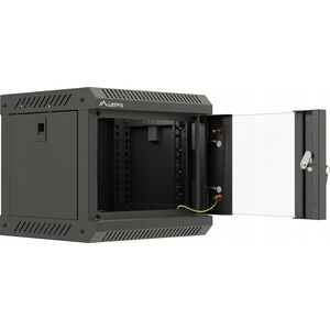 Lanberg ML SZAFA INSTALACYJNA RACK WISZĄCA 10" 6U 300X300 SZARA DRZWI PRZESZKLONE LANBERG (FLAT PACK)
