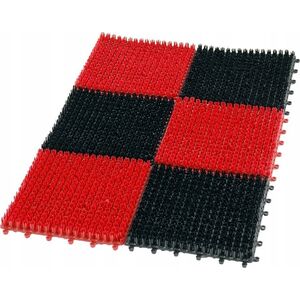 UN WYCIERACZKA TRAWKA PLASTIKOWA 6-CZÄÅCIOWA 36*55CM BLACK/RED