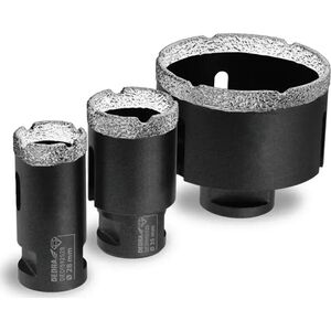 Dedra Zestaw koronek diamentowych VB 3szt. 28,35,68mm