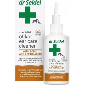 Derma-Pharm DR SEIDEL OTIKOR PŁYN DO USZU Z KW.       BOROWYM I OCTOWYM 75ml  /12