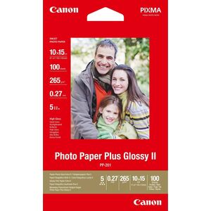 Canon Canon PP-201 10x15 cm, 100 Sh. Photo Paper Plus Glossy II 265 g