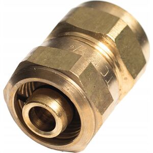 Tece Tece śrubunek przejściowy z pierścieniem z mosiądzu do rur wielowarstwowych, 20 x Rp 1/2" TECEflex 740145