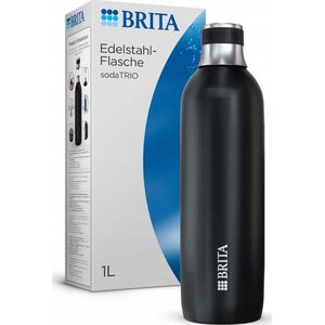 Brita Brita sodaTRIO Stainless Steel Bootle black big