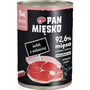Pan Mięsko Karma dla Szczeniąt PAN MIĘSKO Indyk i Wołowina 400g
