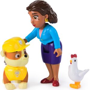 Figurka Spin Master Zestaw figurek Psi Patrol Rubble i burmistrz Goodway