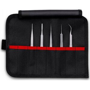 Knipex KNIPEX Precision Tweezers Set 5 pieces