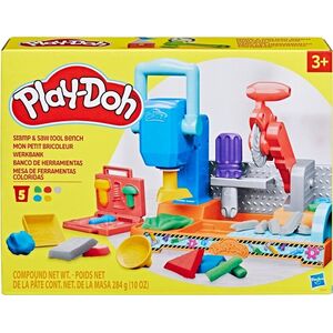Play-Doh PLAY-DOH playset Stamp n saw tool bench