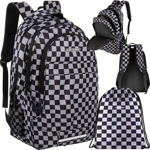 Kruzzel Plecak 30L - szachownica Kruzzel 24531