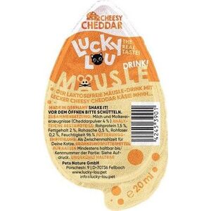 Brit Lucky Lou Drink-Snack Przysmak Dla Kota Cheddar 20ml
