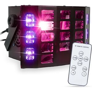LIGHT4ME LIGHT4ME EFEKT LED MULTIEFEKT ŚWIETLNY TURBO DERBY 3IN1 RGBW-UV + PILOT