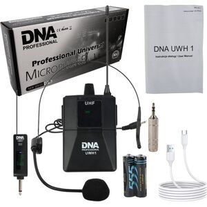 Mikrofon DNA NAGŁOWNY MIKROFON BEZPRZEWODOWY BODYPACK + ODBIORNIK UHF 560-590 MHZ