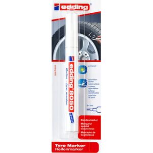 Edding Edding 8050, White, Bullet tip, Multicolour, 2 mm, 4 mm, Cardboard, Glass, Leather, Metal, Plastic, Wood