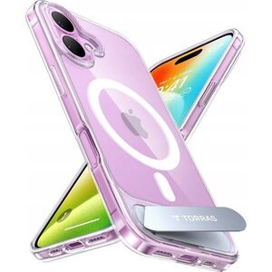 Torras Etui Torras Pstand Series do iPhone 16 Plus (transparentne)