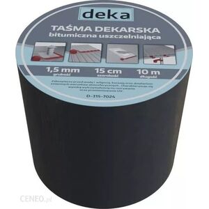 Deka TAÅMA USZCZELNIAJÄCA DEKARSKA ALUBUTYL 15CM*10MB CZARNY