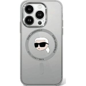 Karl Lagerfeld Karl Lagerfeld KLHMP16LHLSKIK iPhone 16 Pro 6.3" czarny/black hardcase IML Metal Karl Head MagSafe