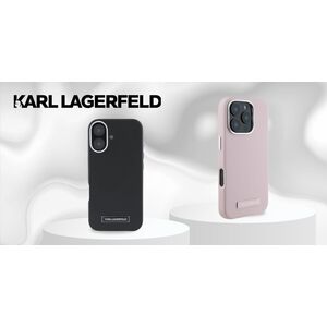 Karl Lagerfeld Karl Lagerfeld KLHMP16SPGMSRPP iPhone 16 6.1" różowy/pink hardcase FW Metal Plate MagSafe