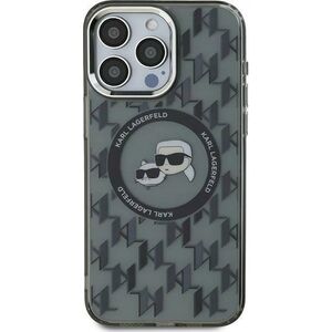 Karl Lagerfeld Karl Lagerfeld KLHMP16SHMCKMHK iPhone 16 6.1" czarny/black IML Monogram Karl&Choupette Head MagSafe