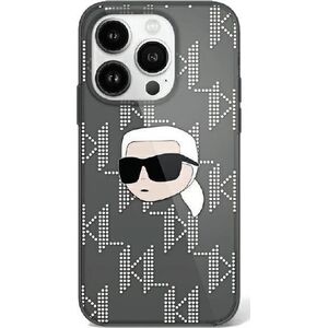 Karl Lagerfeld Karl Lagerfeld KLHCP16SHKLPKHK iPhone 16 6.1" czarny/black hardcase IML Karl Head Electroplated