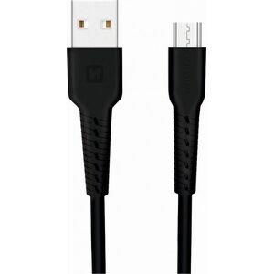 Kabel USB Swissten Swissten Basic Fast Charge 3A Micro USB Datu un Uzlādes Kabelis 1m Melns