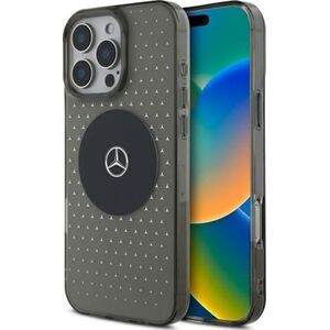 Mercedes Mercedes MEHMP16L23HCPK iPhone 16 Pro  6.3" czarny/black hardcase MB Case Star Pattern