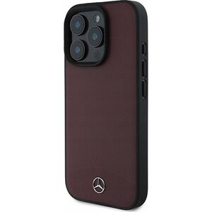 Mercedes Mercedes MEHMP16L23RBARR iPhone 16 Pro 6.3" czerwony/red hardcase Textured And Plain Leather MagSafe