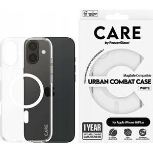 PanzerGlass CARE by PanzerGlass Flagship Case iPhone 16 Plus 6.7" biały/white MagSafe 1339