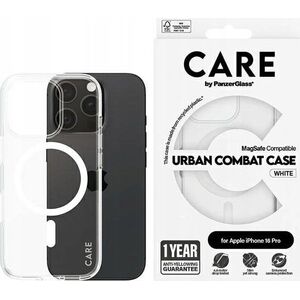 PanzerGlass CARE by PanzerGlass Flagship Case iPhone 16 Pro 6.3" biały/white MagSafe 1338