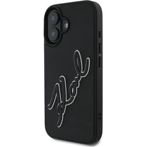 Karl Lagerfeld Karl Lagerfeld KLHCP16S3DRKSDLK iPhone 16 6.1" czarny/black hardcase 3D Rubber Signature