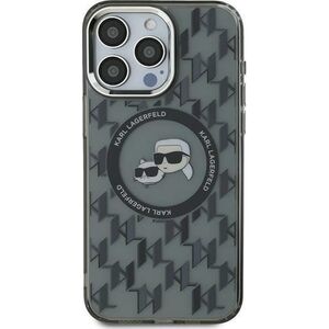 Karl Lagerfeld Karl Lagerfeld KLHMP15MHMCKMHK iPhone 15 Plus 6.7" czarny/black IML Monogram Karl&Choupette Head MagSafe